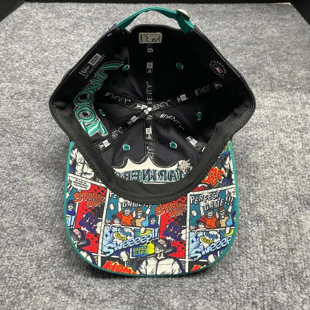 Seattle Mariners Hat Cap Men Navy Teal Diamond Hero Zoom Undrerbrim MLB RARE NEW